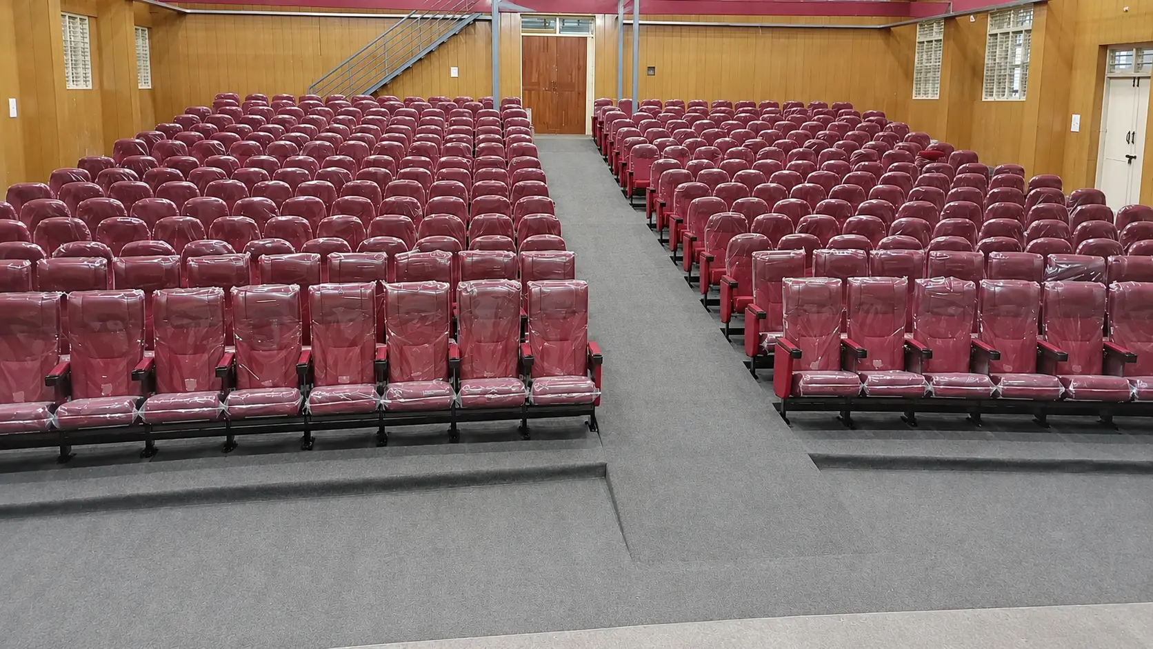 Auditorium seating installation by Amit Industries